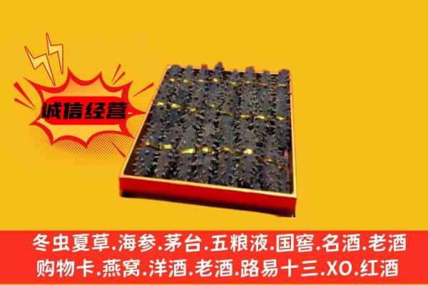 焦作市马村回收海参